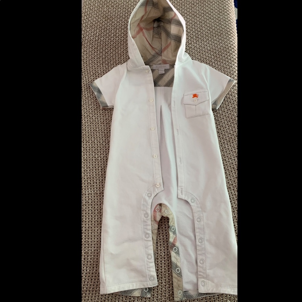 Burberry Baby Romper with Hood 12mo